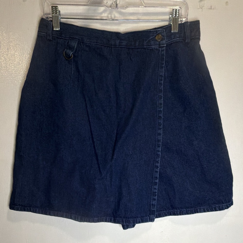 Allison Daley Women's Denim Skorts Size 12P Elastic Waist